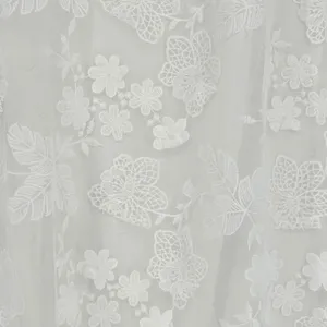 Robbie Bee Signature White Floral Lace Shift Dress Size Medium Bow Back‎ thumbnail 11