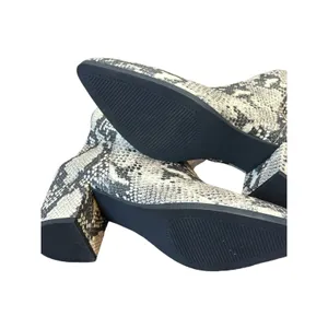 Madden Girl Dafnii Snake Print Ankle Boots 7.5M Pointed Toe Block Heel Side Zip thumbnail 5