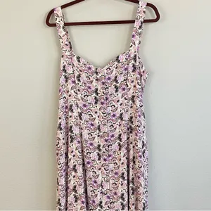 Z Supply x Evereve Floral‎ Shirt Maxi Dress NWT Size Large thumbnail 4