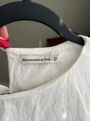 Abercrombie Linen Top White thumbnail 2
