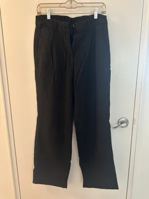 Old Navy Black Linen Pants thumbnail 1