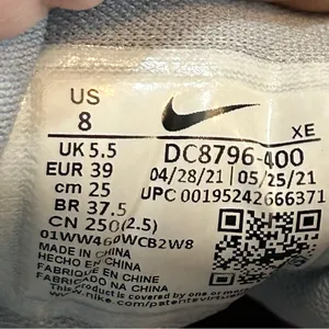 Size 8 - Nike Air Zoom Pegasus 38‎ Premium Blue Tint Regal Pink thumbnail 8