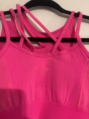 Gymshark Pink Sports Bra Small thumbnail 5