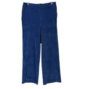 Liverpool Los Angeles Blue Corduroy Wide Leg Pull On Pants Size M NEW thumbnail 3