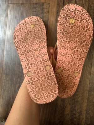 Tory Burch Coral Logo Thong Sandals thumbnail 4