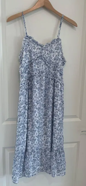Perfect Midi Sundress Blue Size M thumbnail 1