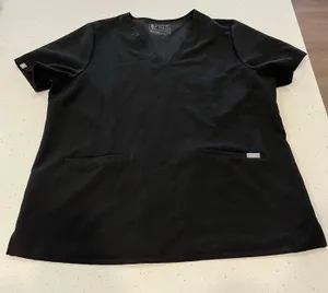 Figs Casma Scrub‎ Top Black Size XXL thumbnail 1