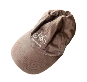 Vintage y2k Biker Chick Brown Baseball Hat 🔥 thumbnail 1