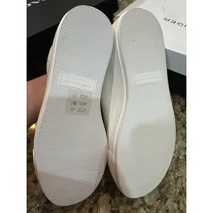 Kurt Geiger London Laney Womens Size 40 US 9 Sneakers Black White Leather Bird thumbnail 5