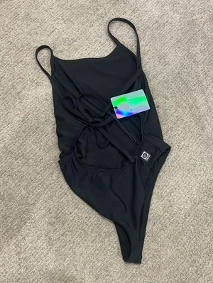 JOLYN Black Tie, One Piece Swimsuit thumbnail 1