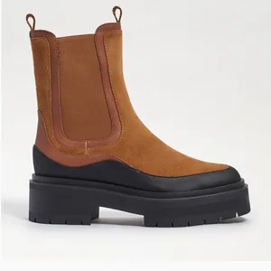 Sam Edelman Tan and Black Lulia Boots thumbnail 2