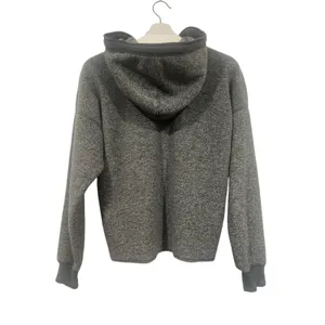 Abercrombie & Fitch Y2K Heather Gray Logo Pullover Hoodie M thumbnail 3