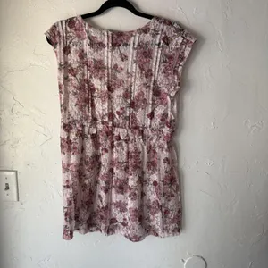 Vanity Y2k Fairy Lace Large Floral Lace Boho Sheer‎ Cap Sleeve Going Out Top thumbnail 9