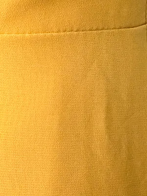 STACEES Open Back Marigold Bridesmaid Formal Evening Wedding Gown Size 0 thumbnail 11