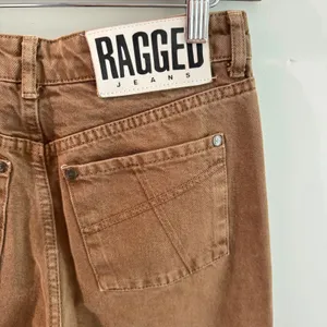 The Ragged Priest Alina Low Rise Baggy Brown Crossover‎ Waist Jeans Size 26 thumbnail 5