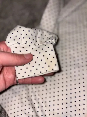 Women's Cream Polka Dot Turtleneck Long Sleeve thumbnail 6