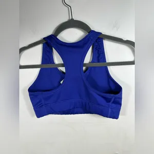 Nike Pro Dri-Fit Sports Bra Blue Racerback Athletic‎ Training Women’s S thumbnail 3
