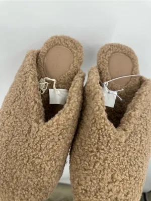 Universal Thread Fuzzy Loafers Sandals Women's Size 8 Boho New Without Tag thumbnail 7