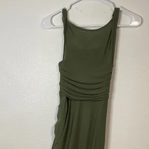 Elegant Asymmetrical Green Dress Saints & Secrets Size XS thumbnail 6