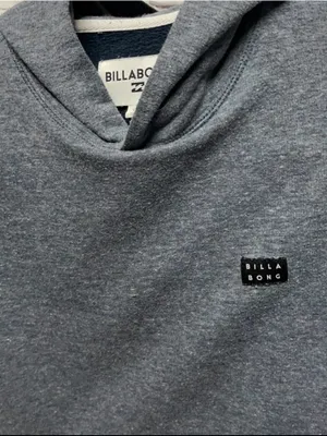 Billabong Gray Pullover Hoodie – Size Small thumbnail 2
