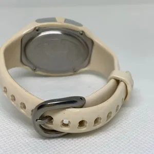New balance N4 women digital watch multifunction silver beige tone 35mm running thumbnail 5