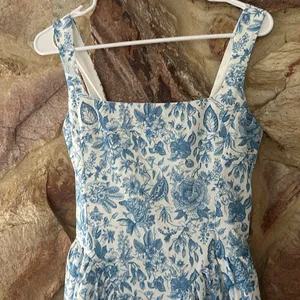 Commense Square-Neck Printed Dress With Pockets size xs thumbnail 4