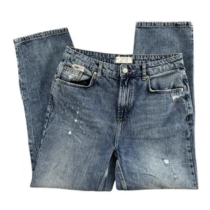 We‎ the Free People Dakota Straight Leg Jeans Size 29 Denim Distressed Cigarette thumbnail 4