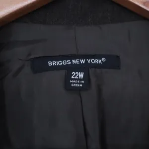 Briggs New York Blazer Womens 22W Olive Button-down New thumbnail 2