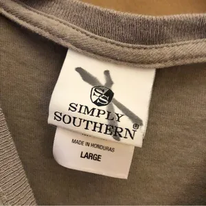 Simply Southern Classy Happy Lake‎ Paddle T-Shirt Grey Large thumbnail 4