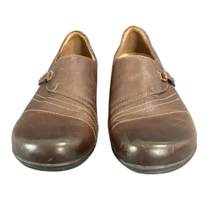 Dansko Franny Brown Loafer 39 8.5-9 Slip On Shoes Leather Adjustable Women's‎ thumbnail 5