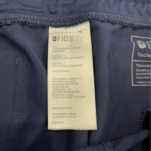 Figs Zamora Jogger High Rise Scrub Pant Navy Size Large thumbnail 6