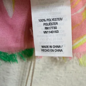 Lilly Pulitzer x Target 20th Anniversary Flamingo Scarf Sequin OS Sarong Coverup thumbnail 11
