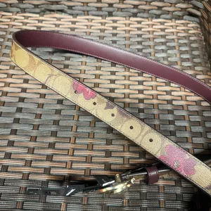 NWT COACH Signature Buckle Belt With Victorian Floral Print, 25 MM f84668 thumbnail 3
