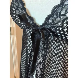 NWT Intimissimi Frou Frou Babydoll Black & White Size M thumbnail 8