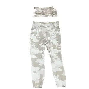 All In Motion Women's Camo Print T-Back Bra & Leggings Set XXL Activewear thumbnail 8