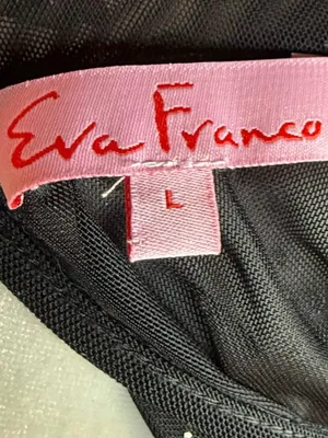 Eva Franco Starlight Long-Sleeve Sheer Tunic Sz L‎ thumbnail 12