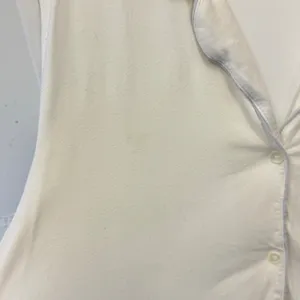 Eberjey Gisele Pajama Top White Modal Long Sleeve Button Down Sleep Shirt S thumbnail 6