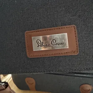 Silver Cross Wave Luxury Changing Diaper Bag Charcoal Gray Brown Trim NWT thumbnail 11