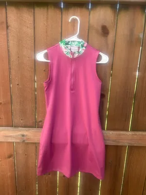 Tommy Bahama Pink Floral Collar Golf Dress Size XS NWT thumbnail 4
