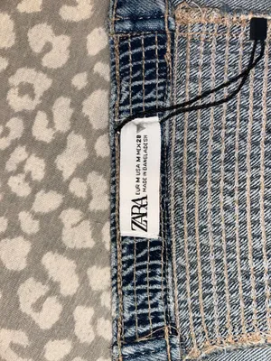 Zara Denim Top thumbnail 3