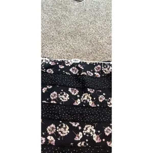 White House Black Market Floral Polka Dot Mini Skirt Black White 4‎ 570231119 thumbnail 7