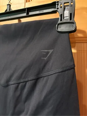Gymshark Black High-Waisted V-Front Biker/workout Shorts women’s size S thumbnail 3