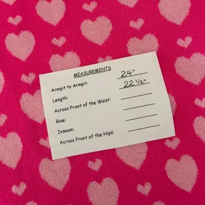 LILLY PULITZER Liggy Sweater Passion Fruit Pink Valentine‎ Heart Jacquard Small thumbnail 15