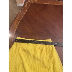 Papaya Pleated Skirt Size M Made In USA thumbnail 13