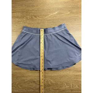Nike Dri-FIT Tennis Skort Womens L Gray Built In Shorts Flared Athletic Skirt thumbnail 6