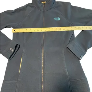 The North Face Women's Fleece Mock Neck Full Zip Up Jacket Blue M thumbnail 5