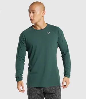 New Men’s Gymshark Critical 2.0 Warm-up Fitted Longsleeve Shirt thumbnail 1