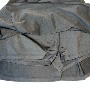 SHEIN Black Skater Mini Skirt Pleated Casual thumbnail 2
