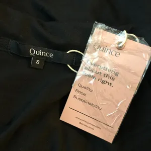 Quince Womens Tencel Jersey Midi Wrap Dress Tie Waist Shawl Collar Black S thumbnail 7