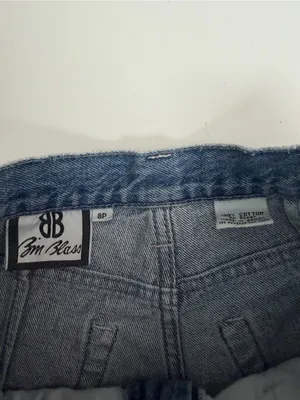 Vintage Bill Blass Denim Shorts High Rise Pockets Medium Wash Blue 90’s Y2K thumbnail 9